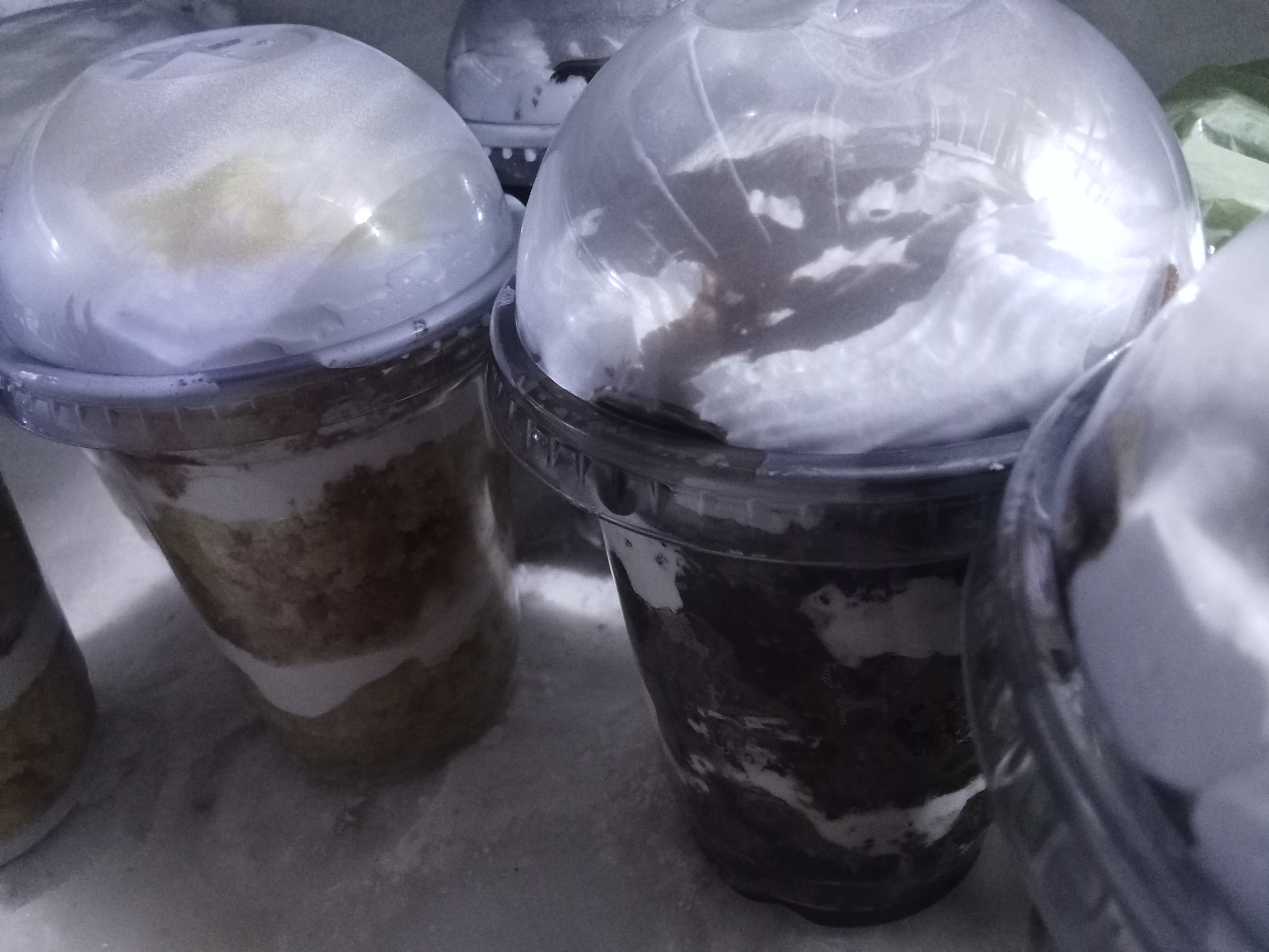 Milky Chocolates glass cake