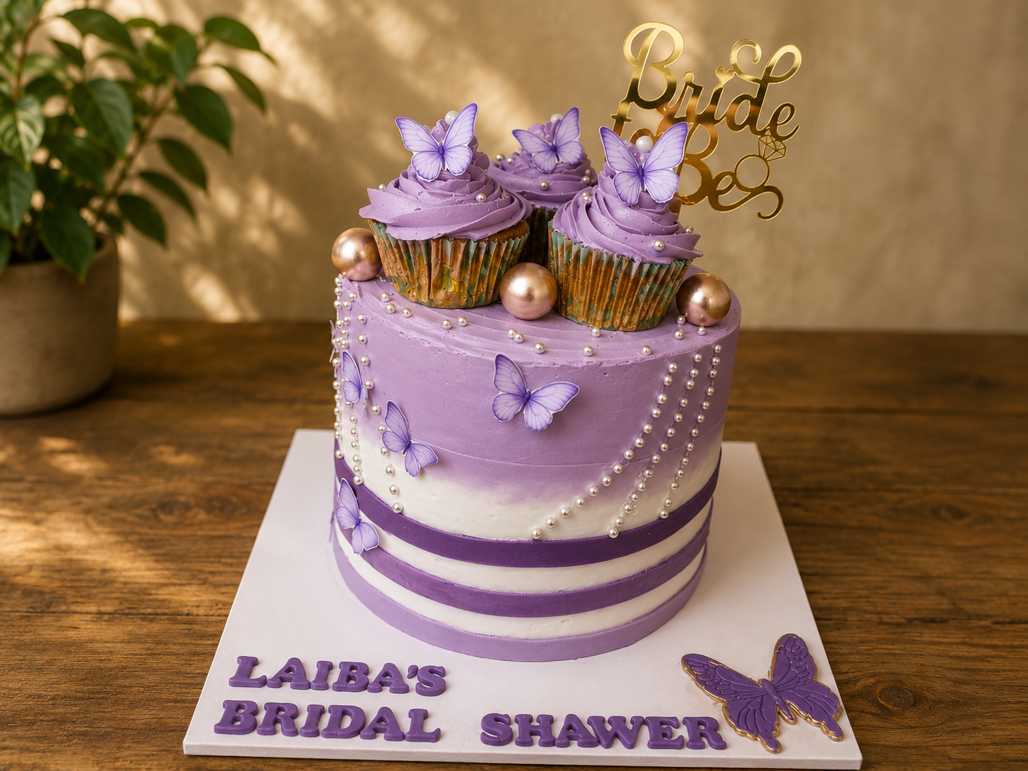 Bride shower cake